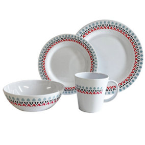 OLPRO Outdoor Leisure Products Witley Melamine Set (16 Piece)