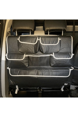 OLPRO Rear Double Seat Storage Organiser - Grey