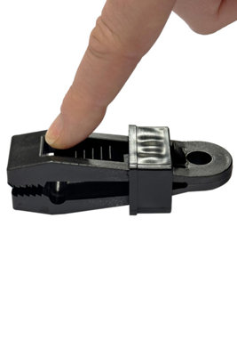 OLPRO Tent Groundsheet Pegging Clamps Pack of 4 - 3