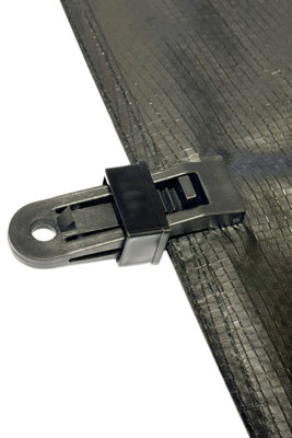 OLPRO Tent Groundsheet Pegging Clamps Pack of 4 - 4