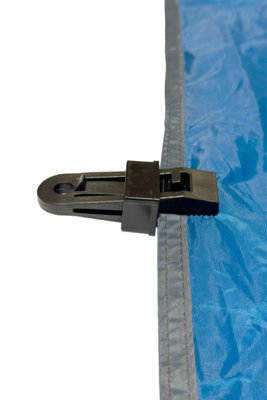 OLPRO Tent Groundsheet Pegging Clamps Pack of 4 - 6