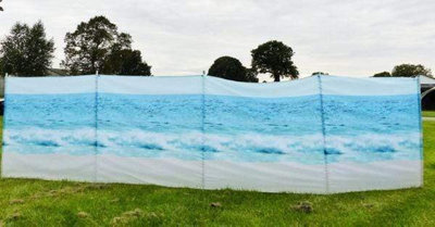 OLPRO The Beach 5 Pole Windbreak (Wooden Poles) - 3