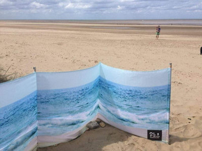 OLPRO The Beach 5 Pole Windbreak (Wooden Poles) - 5