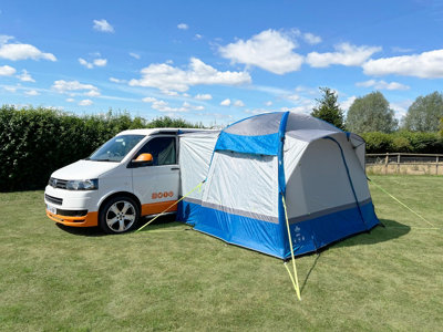 OLPRO Uno Breeze Inflatable Campervan Awning Blue & Grey