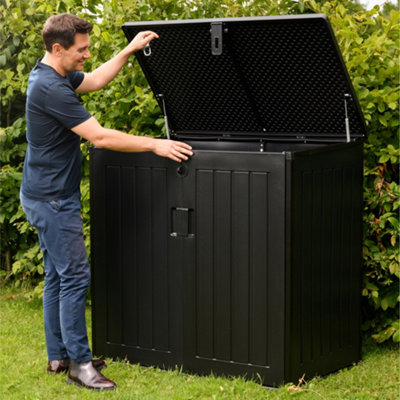 Olsen and Smith Outdoor Storage Box 775L Weatherproof Plastic