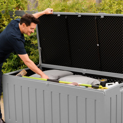 Olsen & Smith 830L Outdoor Storage Box Waterproof, Large Plastic