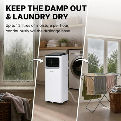 Olsen & Smith Portable Air Conditioner, Single, 3 In 1 AC Cooler With ...