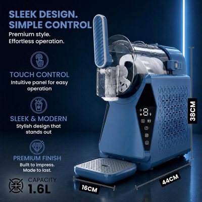 Olsen & Smith Soft Serve Ice Cream Maker & 3-in-1 Slushie Machine Slush ...