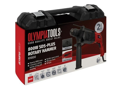 Olympia Power Tools 09-040 SDS Plus Rotary Hammer 800W 240V OLPRH800