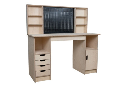 Olympus 1.3 Multi-purpose wooden workbench, storage cabinet (H-90cm, D ...