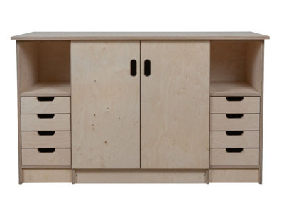 Olympus 10.1 Multi-purpose wooden workbench, storage cabinet (H-90cm, D-60cm, L-145cm)