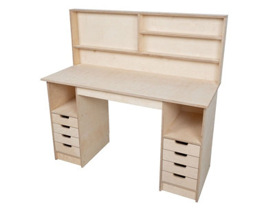 Olympus 2.2 Multi-purpose wooden workbench, storage cabinet (H-90cm, D-60cm, L-145cm)