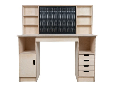 Olympus 3.3 Multi-purpose wooden workbench, storage cabinet (H-90cm, D-60cm, L-145cm)