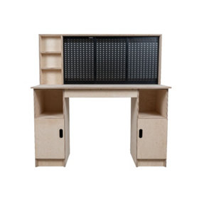Olympus 4.5 Multi-purpose wooden workbench, storage cabinet (H-90cm, D-60cm, L-145cm)