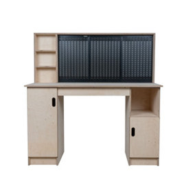 Olympus 5.5 Multi-purpose wooden workbench, storage cabinet (H-90cm, D-60cm, L-145cm)
