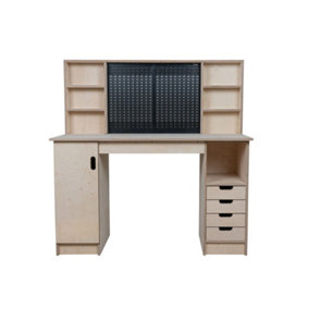 Olympus 6.3 Multi-purpose wooden workbench, storage cabinet (H-90cm, D-60cm, L-145cm)