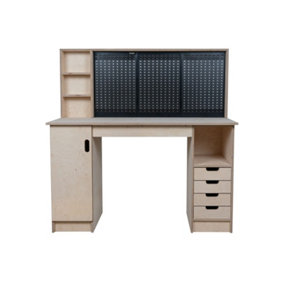 Olympus 6.5 Multi-purpose wooden workbench, storage cabinet (H-90cm, D-60cm, L-145cm)