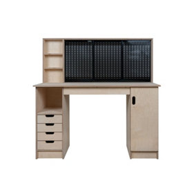 Olympus 7.5 Multi-purpose wooden workbench, storage cabinet (H-90cm, D-60cm, L-145cm)