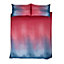 Ombre Bright and Bold Duvet Set King Red