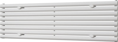 Omeara Axis - White Horizontal Radiator H464mm x W1600mm Single Panel