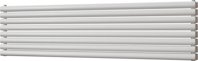 Omeara Axis - White Horizontal Radiator H464mm x W1800mm Double Panel