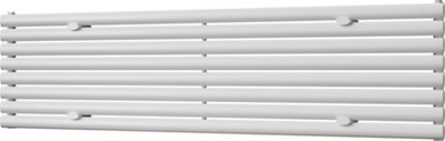 Omeara Axis - White Horizontal Radiator H464mm x W1800mm Single Panel