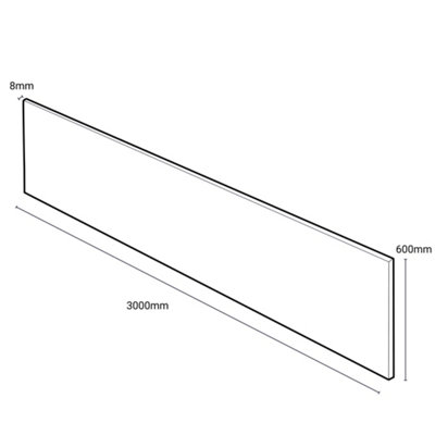 Omega Sleek Calcutta Marble Square Edge Laminate Kitchen Splashback ...