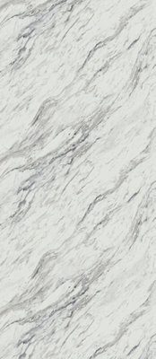 Omega Sleek Calcutta Marble Square Edge Laminate Kitchen Splashback ...
