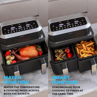 Ometa Dual Air Fryer with Additional 9L Drawer - 6