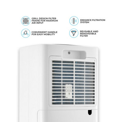 Ometa Pure Dehumidifier 12L, White