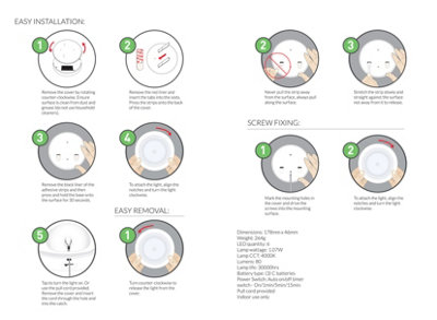 Omni Large Rechargeable LED Motion Sensor Light