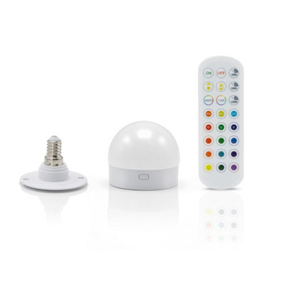 Omniance Rechargeable Wireless LED Light E14 Light Source with Remote - 1 Pack