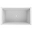 Omnitub Deluxe Ultra Fibreglass White 0 tap hole Deep Bath (L)1800mm (W)1050mm (H)625mm