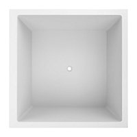 Omnitub Duo Ultra Fibreglass White 0 tap hole Deep Bath (L)1500mm (W)1500mm (H)625mm