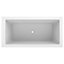Omnitub Solo Extreme Fibreglass White 0 tap hole Deep Bath (L)1600mm (W)800mm (H)625mm