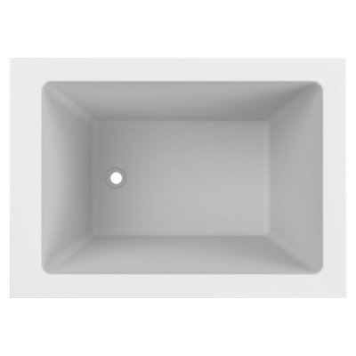 Omnitub Solo Fibreglass White 0 tap hole Deep Bath (L)1050mm (W)750mm (H)625mm Price Comparisons | Compare The Build