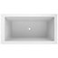 Omnitub Solo Ultra Fibreglass White 0 tap hole Deep Bath (L)1500mm (W)800mm (H)625mm