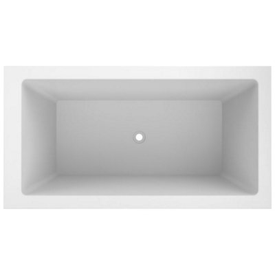 Omnitub Solo Ultra Fibreglass White 0 tap hole Deep Bath (L)1500mm (W)800mm (H)625mm