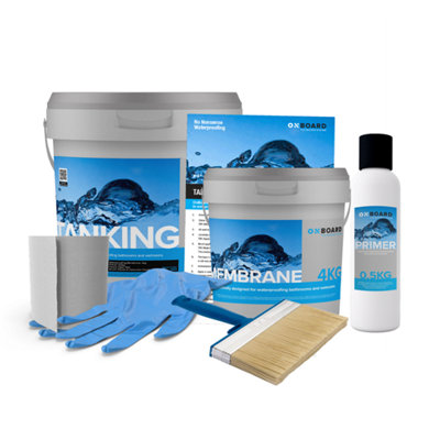 OnBoard Shower Waterproofing Kit 10m² DIY at B&Q