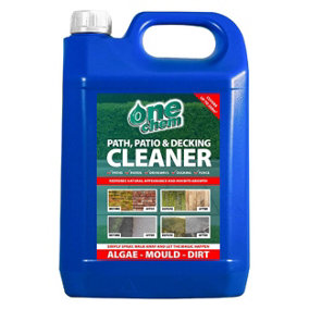 One Chem 5 Litre Heavy Duty Patio & Decking Cleaner Concentrate