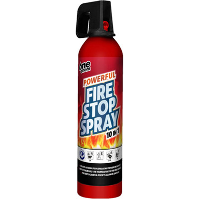One Chem - 750g Fire Stop Spray - For Home, Kitchen, Car, Caravan, Camping - 10 in 1 fire extinguisher - Non-toxic