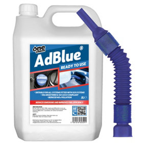 One Chem AdBlue Diesel Exhaust Fluid Additive, 5 Litres, Easy Pour Spout
