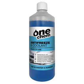 One Chem Antifreeze and Coolant 1 Litre - Effective down to -20
