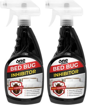 One Chem Bed Bug Inhibitor 2 x 500 ml Bed Bug Repellent