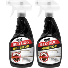 One Chem Bed Bug Inhibitor 2 x 500 ml Bed Bug Repellent
