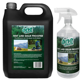 One Chem Tent and Gear Waterproof 1 Litre Spray with 5L Refill