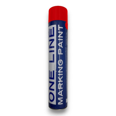 One Line - Line Marking Paint Red 750ml