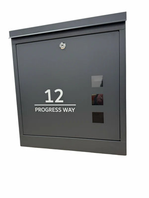 One of a Kind Design UK Personalised Outdoor Parcel Delivery Box with ...