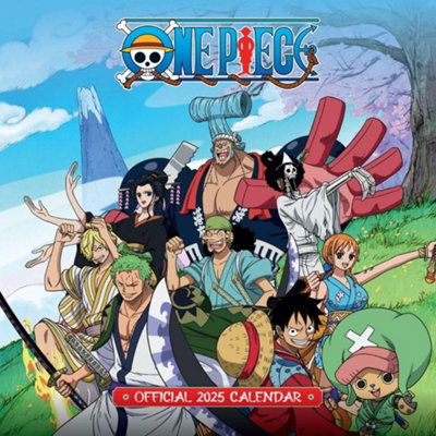 One Piece 2025 Wall Calendar Multicoloured (30cm x 30cm)
