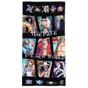 One Piece Characters Towel Multicoloured (One Size)